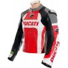Ducati Corse Tri Colour Leather Motorcycle Jacket Ducati Corse Tri Colour Leather Motorcycle Jacket